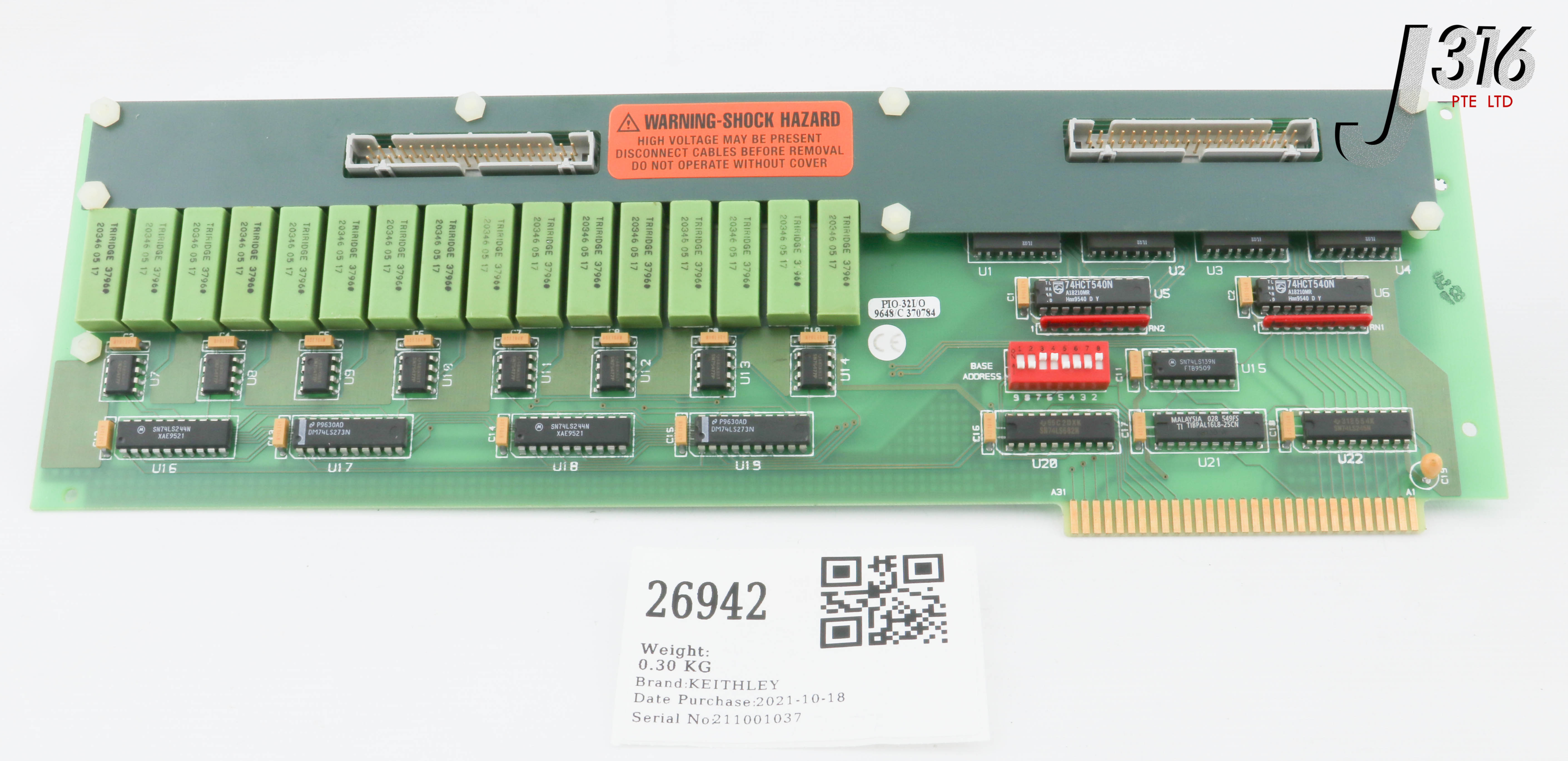26942 KEITHLEY PCB, ISOLATED DIGITAL I/O BOARD PI0-32I/O | eBay